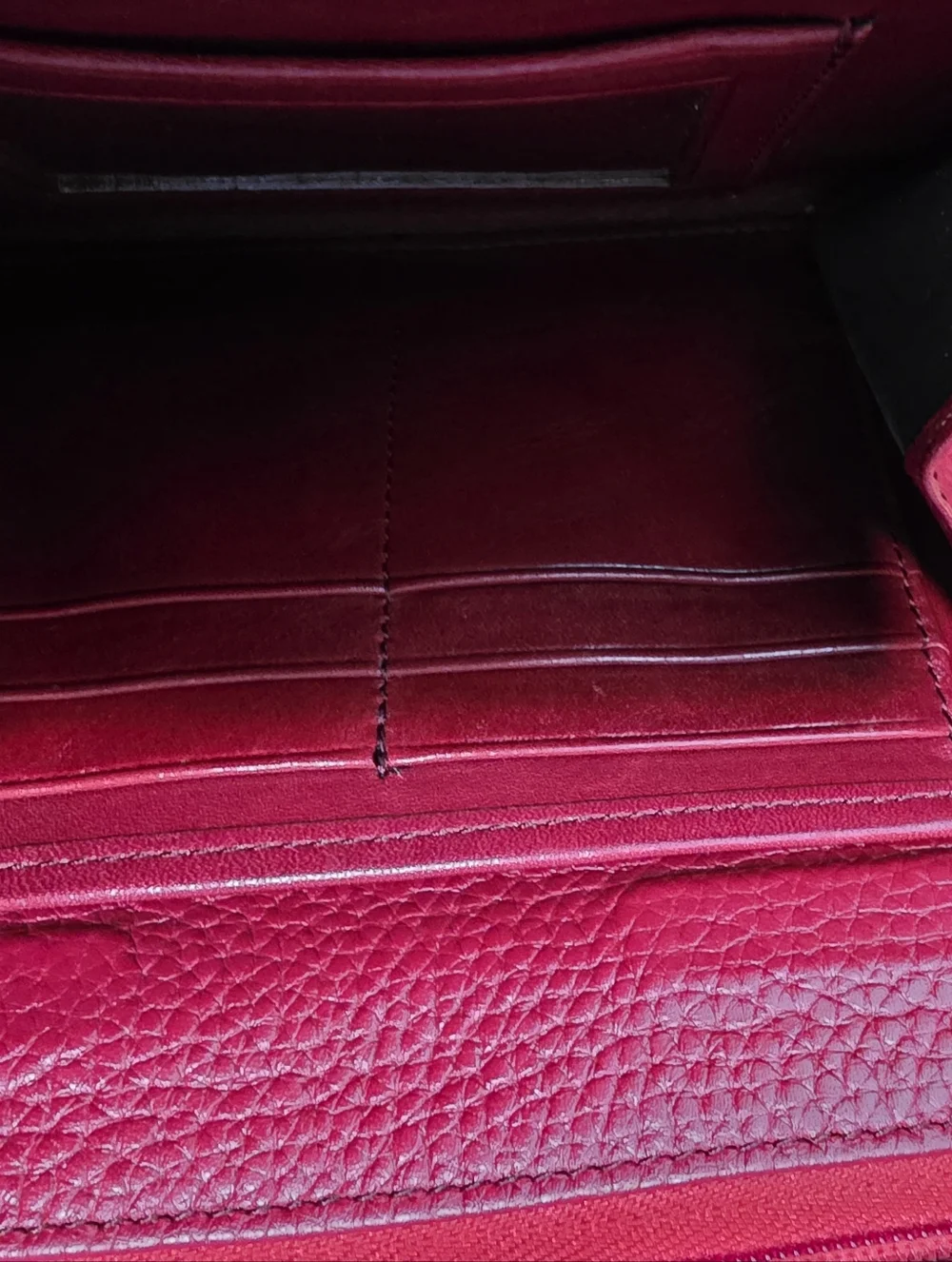 Brighton Red Leather Heart-Embellished Crossbody Bag